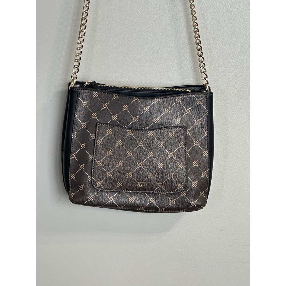 Nine‎ West Carryall Satchel Shoulder Bag Brown Crossbody Bag Brooklyn Jet